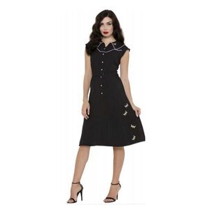 Voodoo Vixen Bee Embroidered Dress